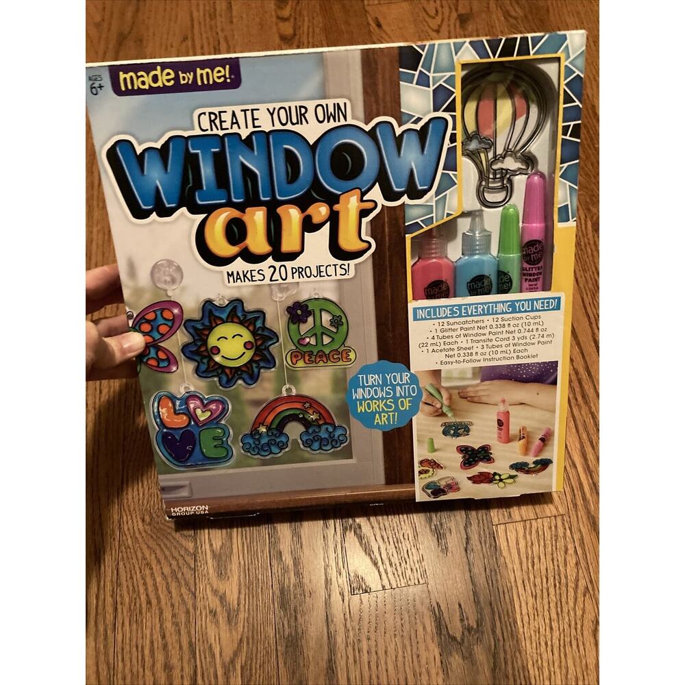 Made By Me Create Your Own Window Art -- Suncatchers. New!